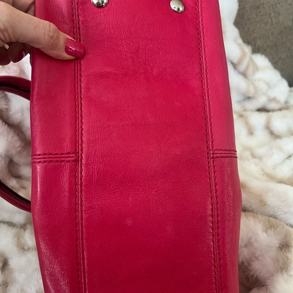 Coach Pleated Leather Shoulder Bag 13914 - Picture 13 of 16